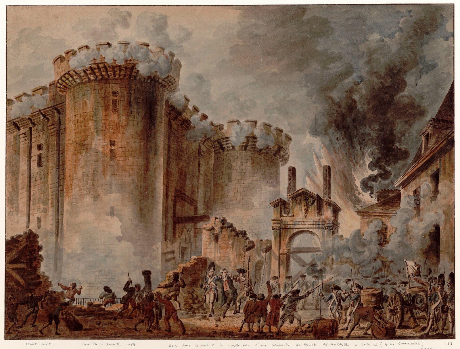 The Storming of the Bastille, 14 July 1789